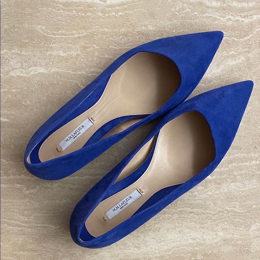 ✨NEW✨ MM Lafleur Royal Blue Women's Flats sz 39 (8.5/9). Rowan flat